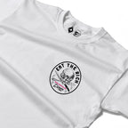 RUM KNUCKLES EAT THE RICH Long Sleeve Tee - White - detail