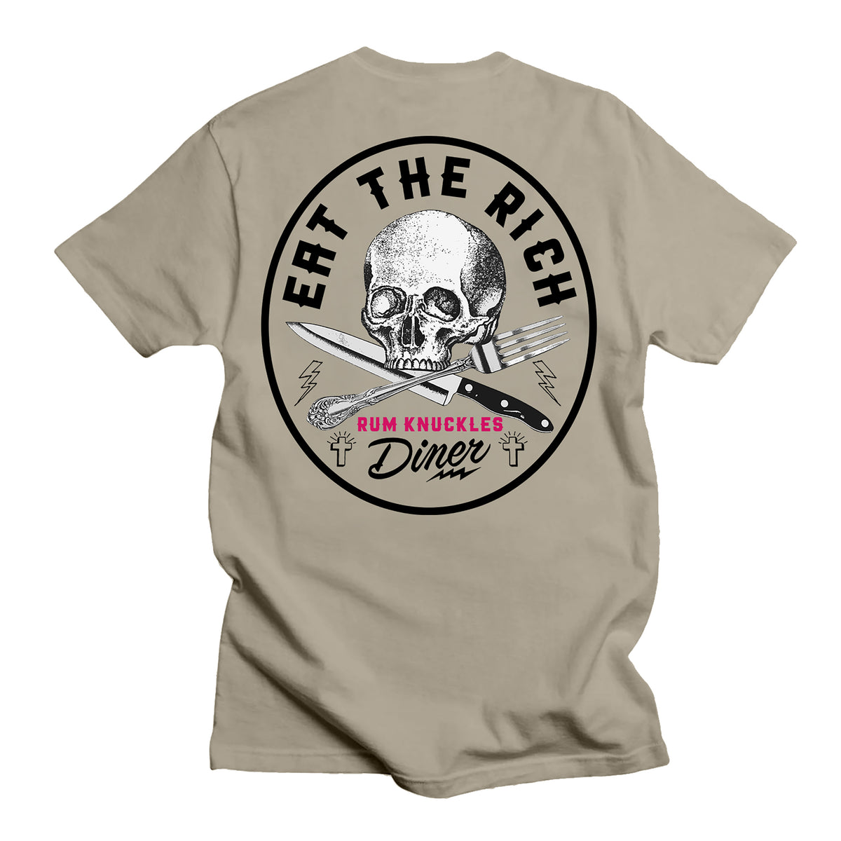 RUM KNUCKLES EAT THE RICH T-Shirt