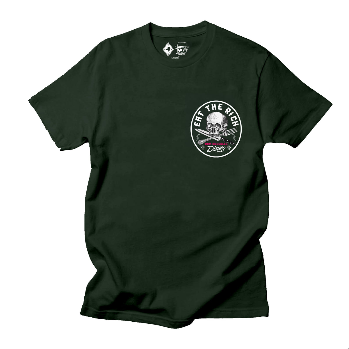 RUM KNUCKLES EAT THE RICH T-Shirt
