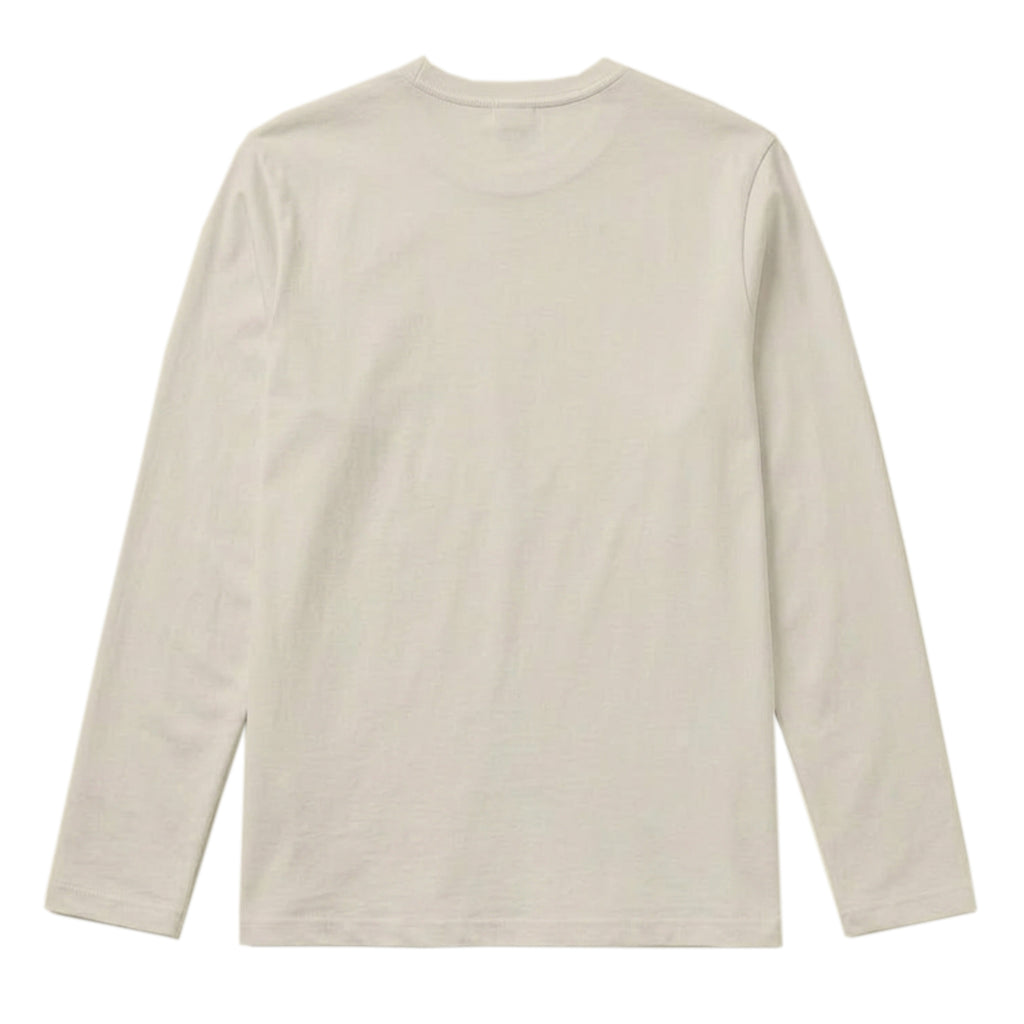 RUM KNUCKLES LIVE ONCE Long Sleeve Tee - Ecru - back