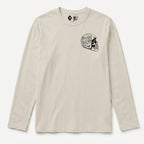 RUM KNUCKLES LIVE ONCE Long Sleeve Tee - Ecru - front