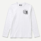 RUM KNUCKLES LIVE ONCE Long Sleeve Tee - White - front