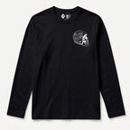 RUM KNUCKLES LIVE ONCE Long Sleeve Tee - Black - front