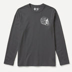 RUM KNUCKLES LIVE ONCE Long Sleeve Tee - Charcoal - front