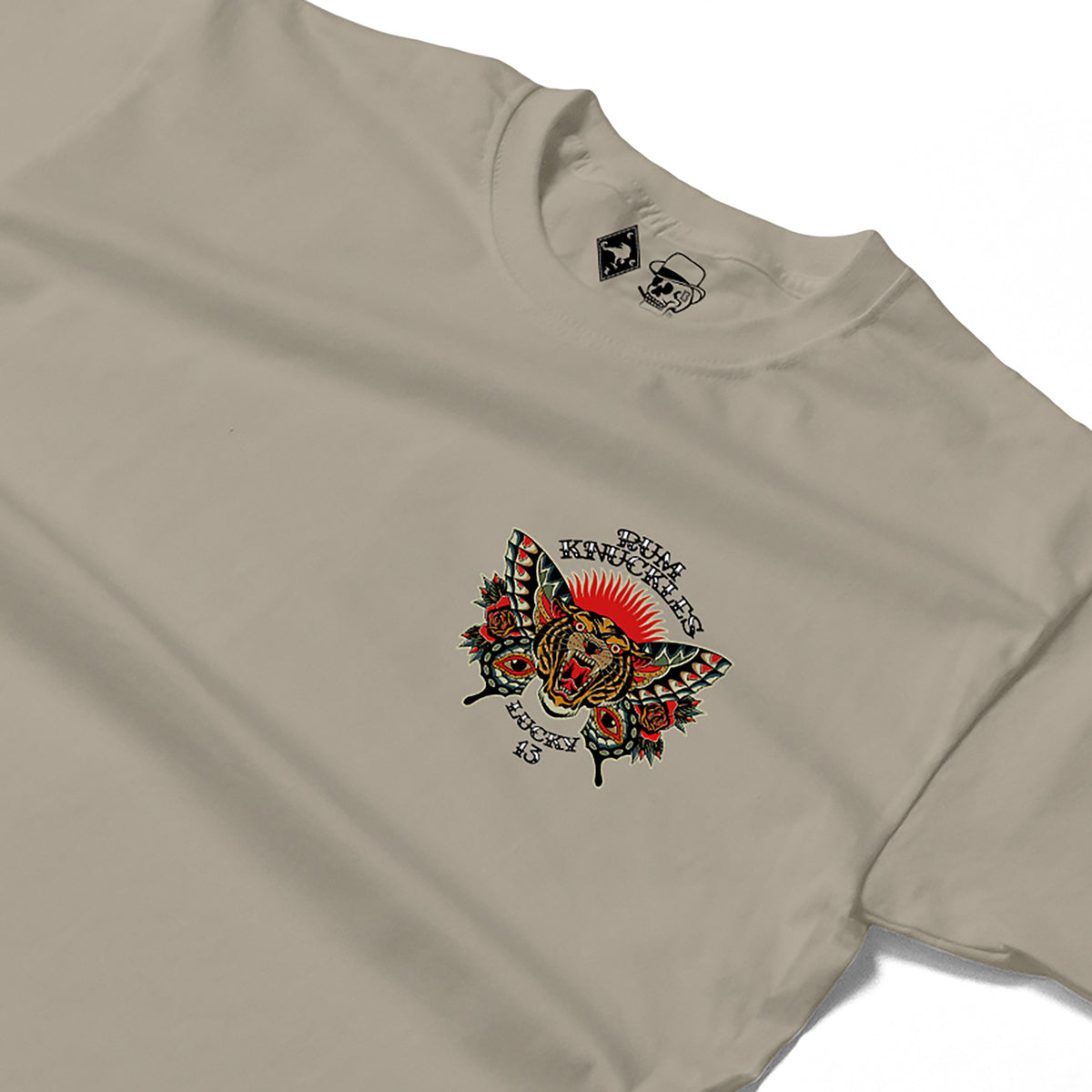 RUM KNUCKLES BUTTERFLY TIGER T-Shirt