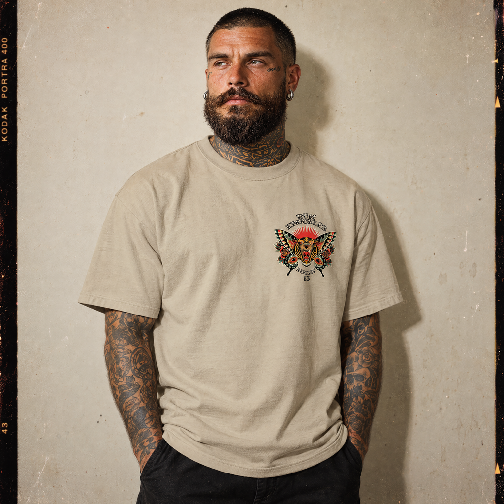 RUM KNUCKLES BUTTERFLY TIGER T-Shirt