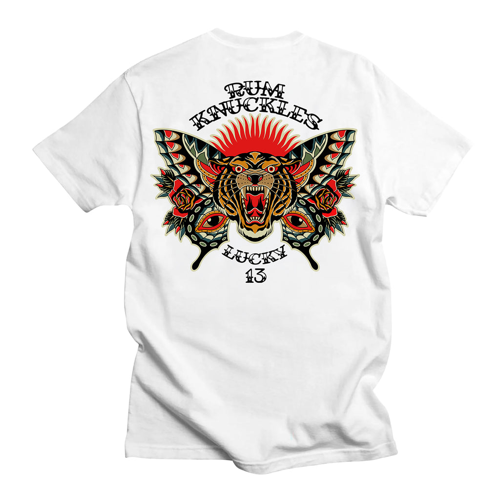 RUM KNUCKLES BUTTERFLY TIGER T-Shirt
