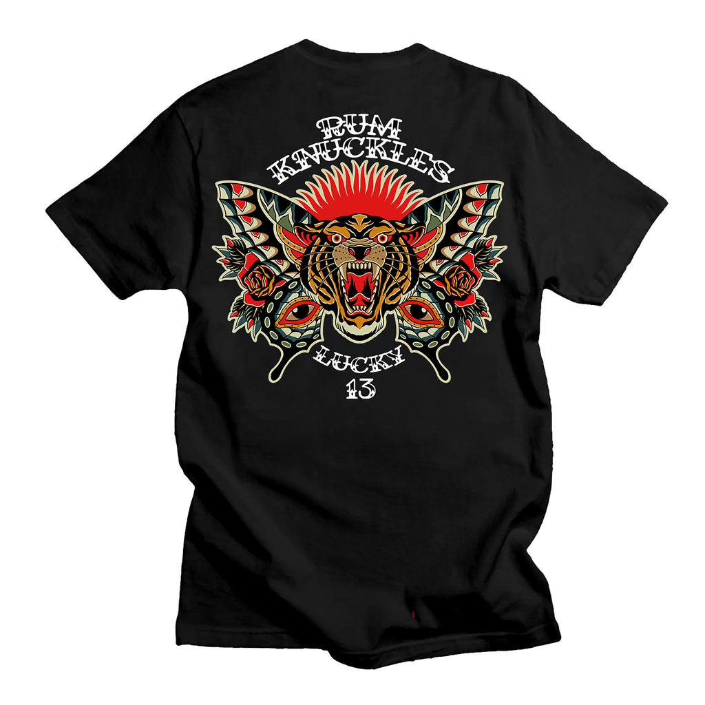 RUM KNUCKLES BUTTERFLY TIGER T-Shirt