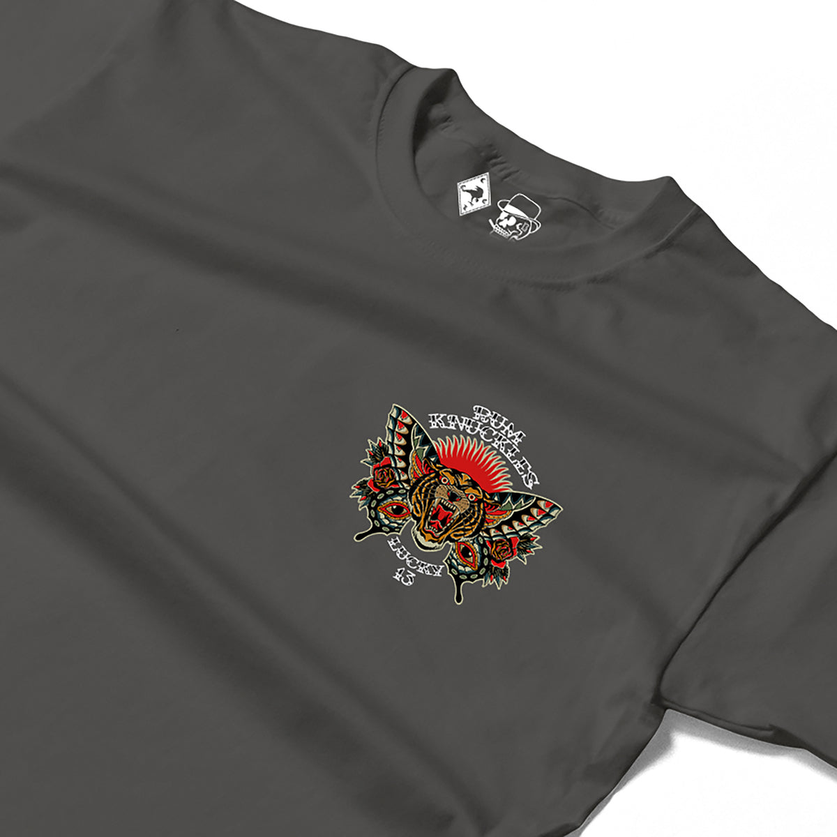 RUM KNUCKLES BUTTERFLY TIGER T-Shirt