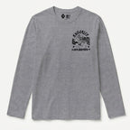 RUM KNUCKLES RK RODEO Long Sleeve Tee - Heather Grey - front