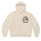RUM KNUCKLES RK RODEO Zip Hoodie - Ecru - front