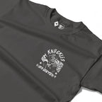 RUM KNUCKLES RK RODEO Long Sleeve Tee - Charcoal - detail