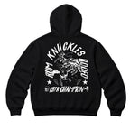 RUM KNUCKLES RK RODEO Zip Hoodie - Black - back