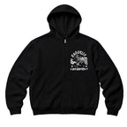 RUM KNUCKLES RK RODEO Zip Hoodie - Black - front
