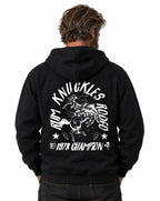 RUM KNUCKLES RK RODEO Zip Hoodie - Black - model back