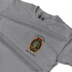 RUM KNUCKLES RK SINK OR SWIM Long Sleeve Tee - Heather Grey - detail