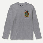 RUM KNUCKLES RK SINK OR SWIM Long Sleeve Tee - Heather Grey - front