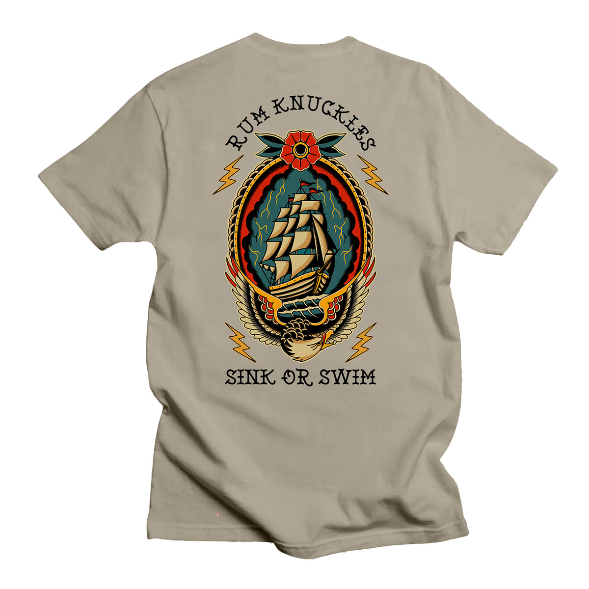 RUM KNUCKLES RK SINK OR SWIM T-Shirt