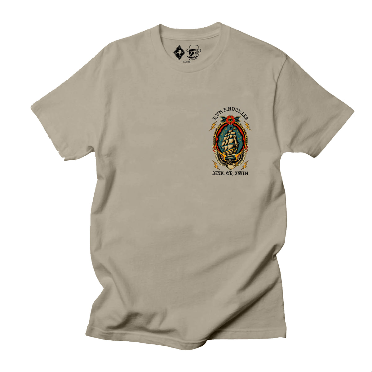 RUM KNUCKLES RK SINK OR SWIM T-Shirt