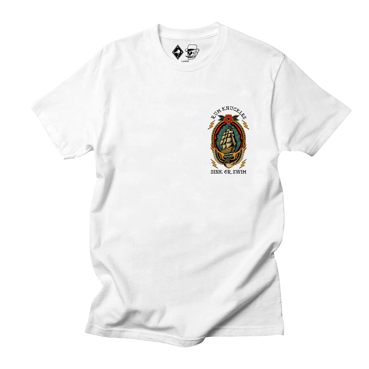 RUM KNUCKLES RK SINK OR SWIM T-Shirt