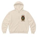 RUM KNUCKLES RK SINK OR SWIM Zip Hoodie - Ecru - front