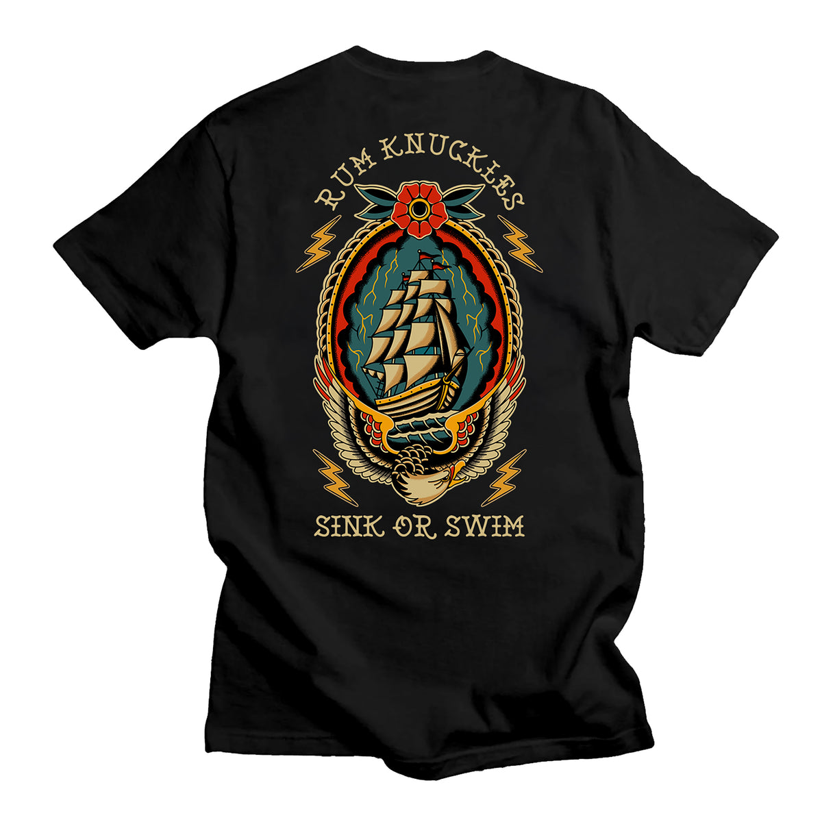 RUM KNUCKLES RK SINK OR SWIM T-Shirt
