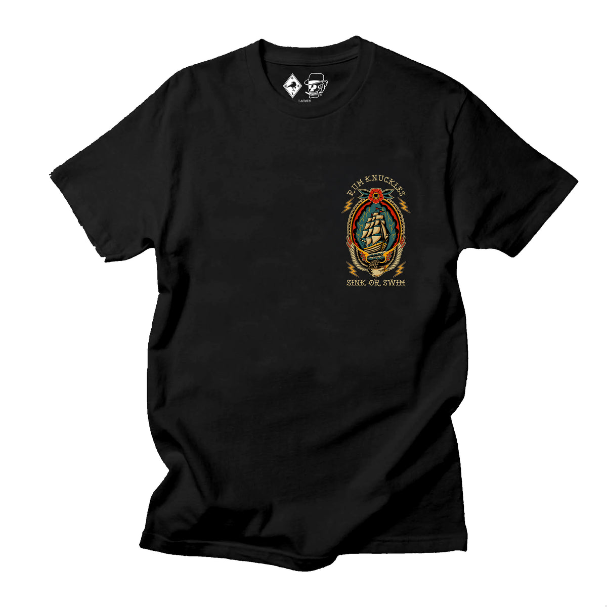 RUM KNUCKLES RK SINK OR SWIM T-Shirt