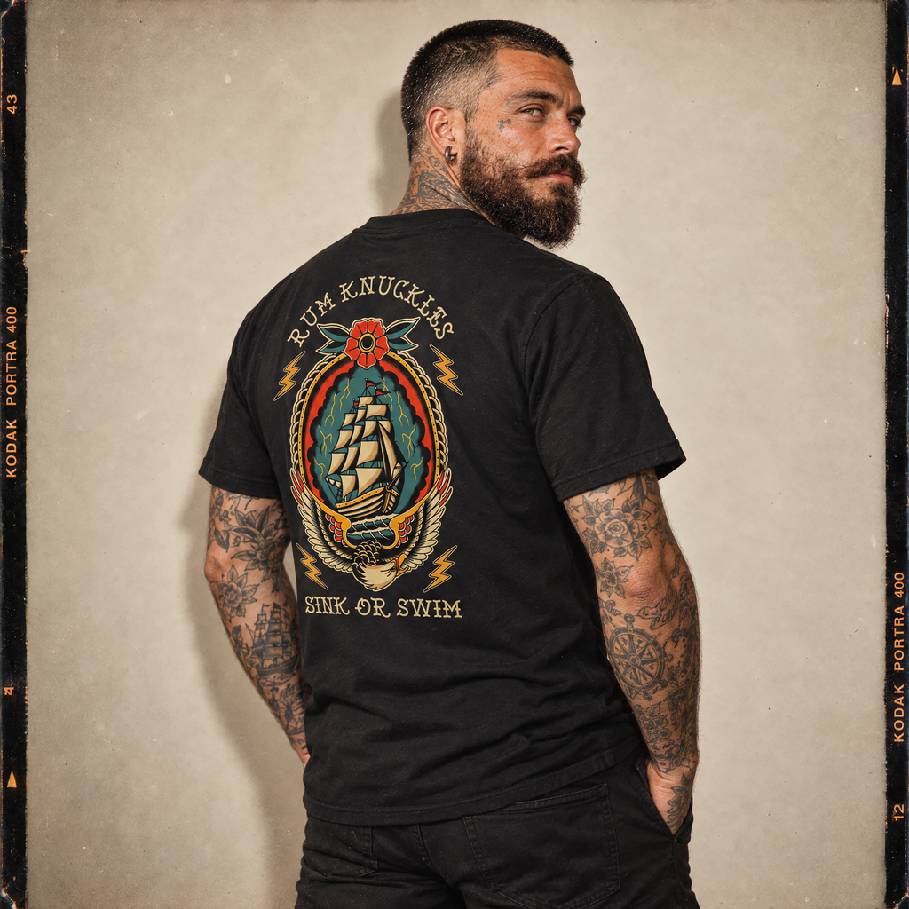 RUM KNUCKLES RK SINK OR SWIM T-Shirt
