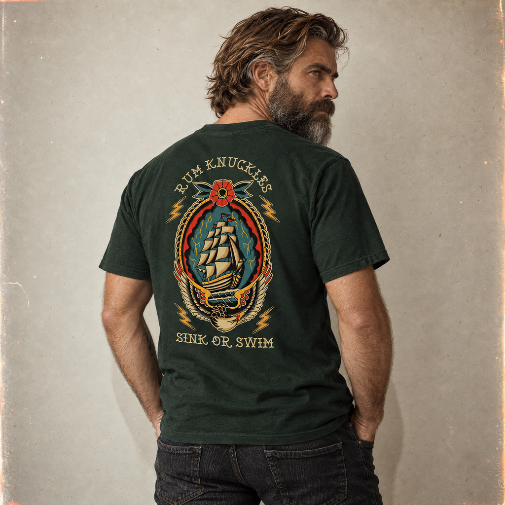 RUM KNUCKLES RK SINK OR SWIM T-Shirt
