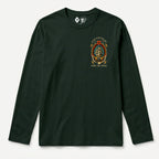 RUM KNUCKLES RK SINK OR SWIM Long Sleeve Tee - Forest Green - front