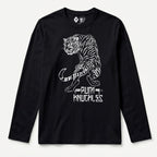 RUM KNUCKLES RK TIGER STRIPES Long Sleeve Tee - Black - front