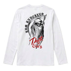 RUM KNUCKLES DEATH OR GLORY Long Sleeve Tee - White - back