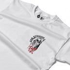 RUM KNUCKLES DEATH OR GLORY Long Sleeve Tee - White - detail