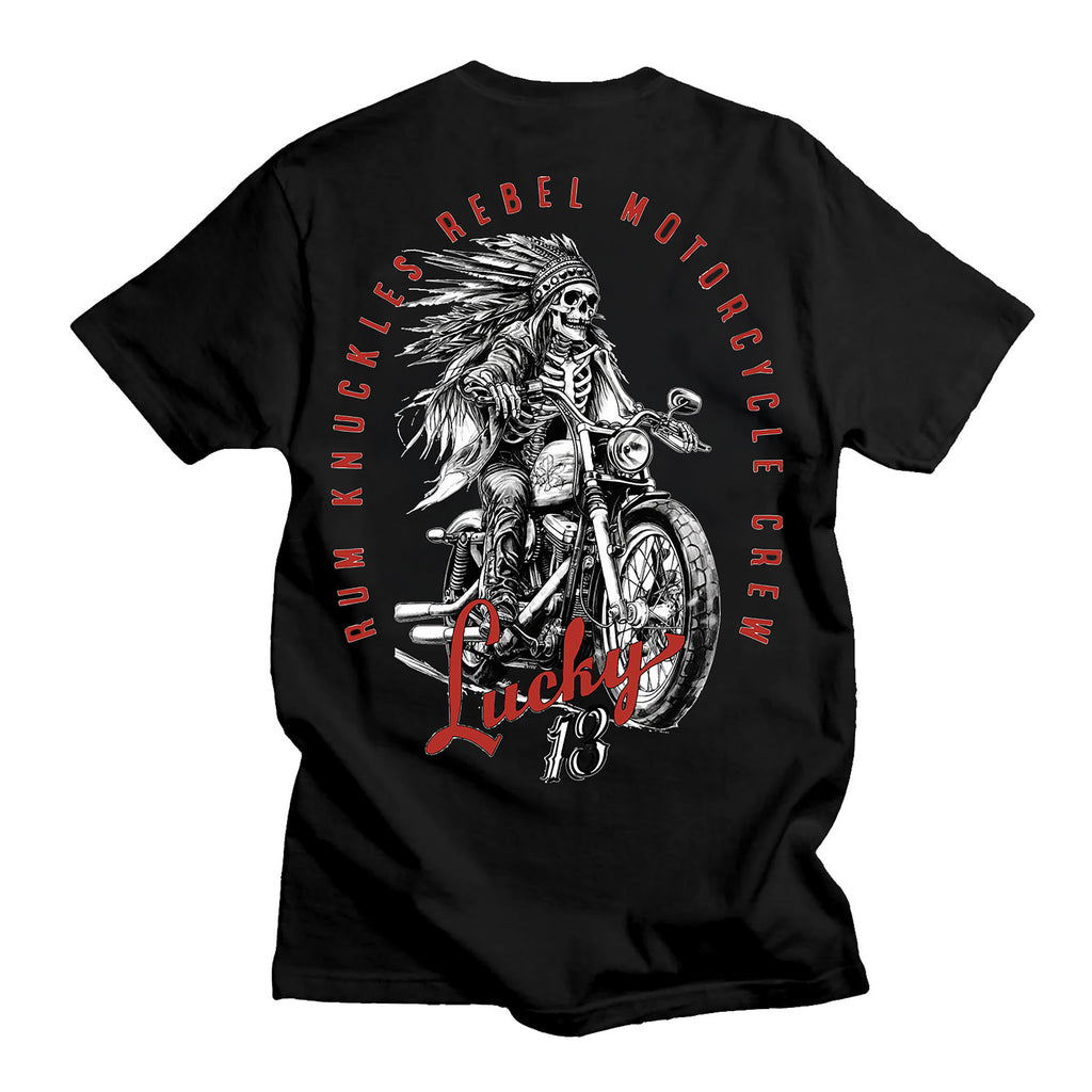 RUM KNUCKLES LUCKY 13 MOTO T-Shirt