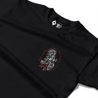RUM KNUCKLES LUCKY 13 MOTO Long Sleeve Tee - Black - detail