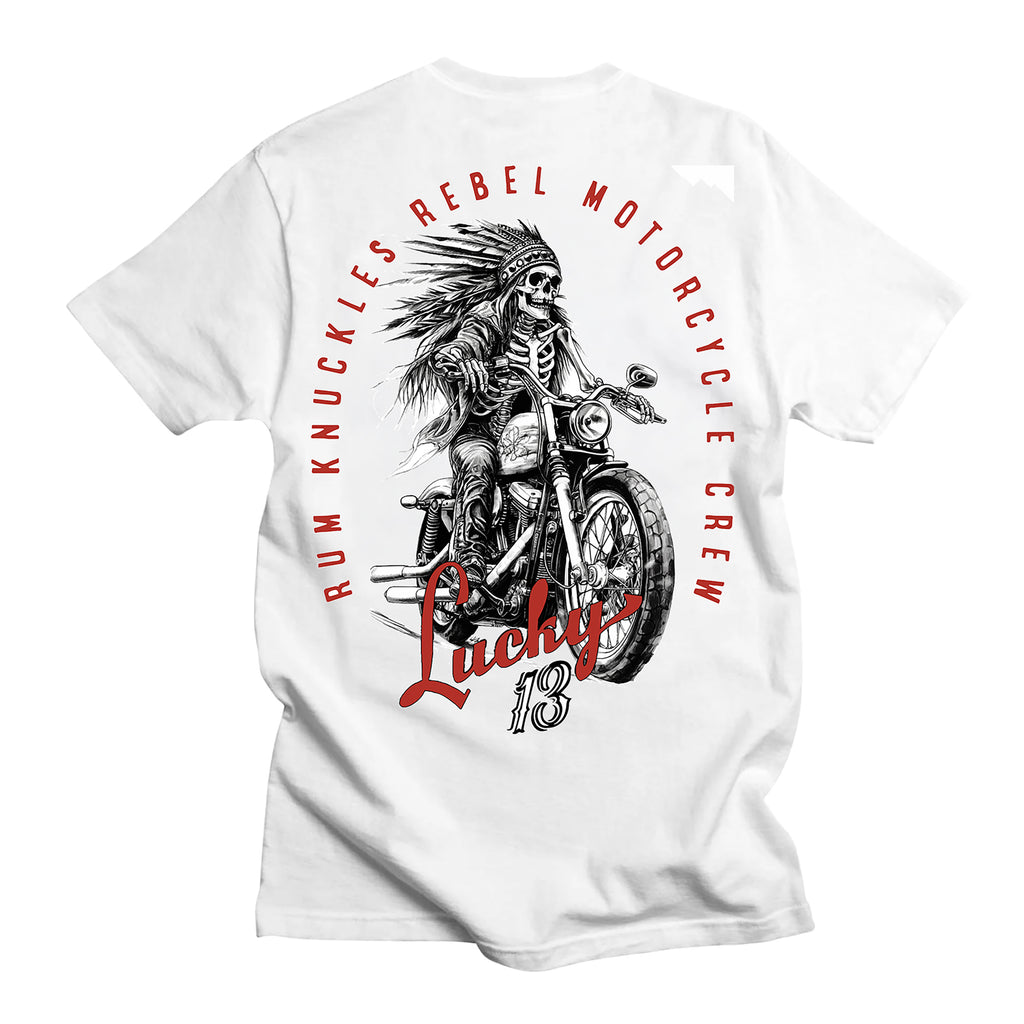 RUM KNUCKLES LUCKY 13 MOTO T-Shirt