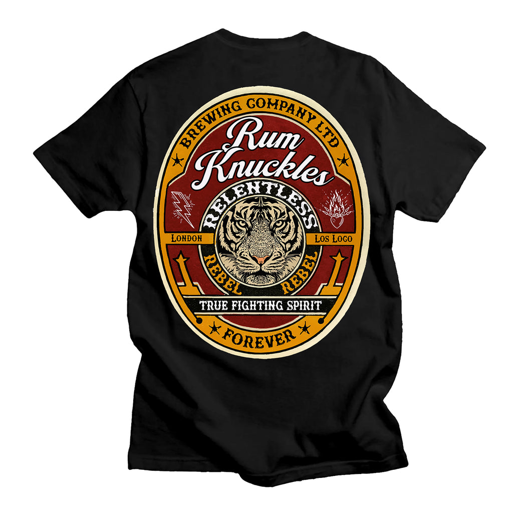 RUM KNUCKLES TRUE FIGHTING SPIRIT T-Shirt
