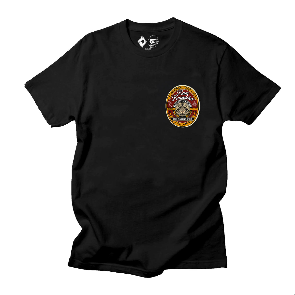 RUM KNUCKLES TRUE FIGHTING SPIRIT T-Shirt