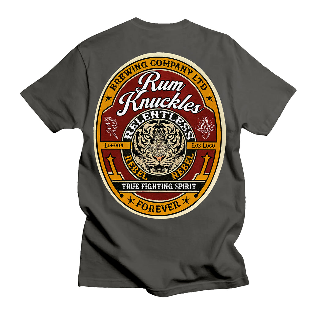 RUM KNUCKLES TRUE FIGHTING SPIRIT T-Shirt