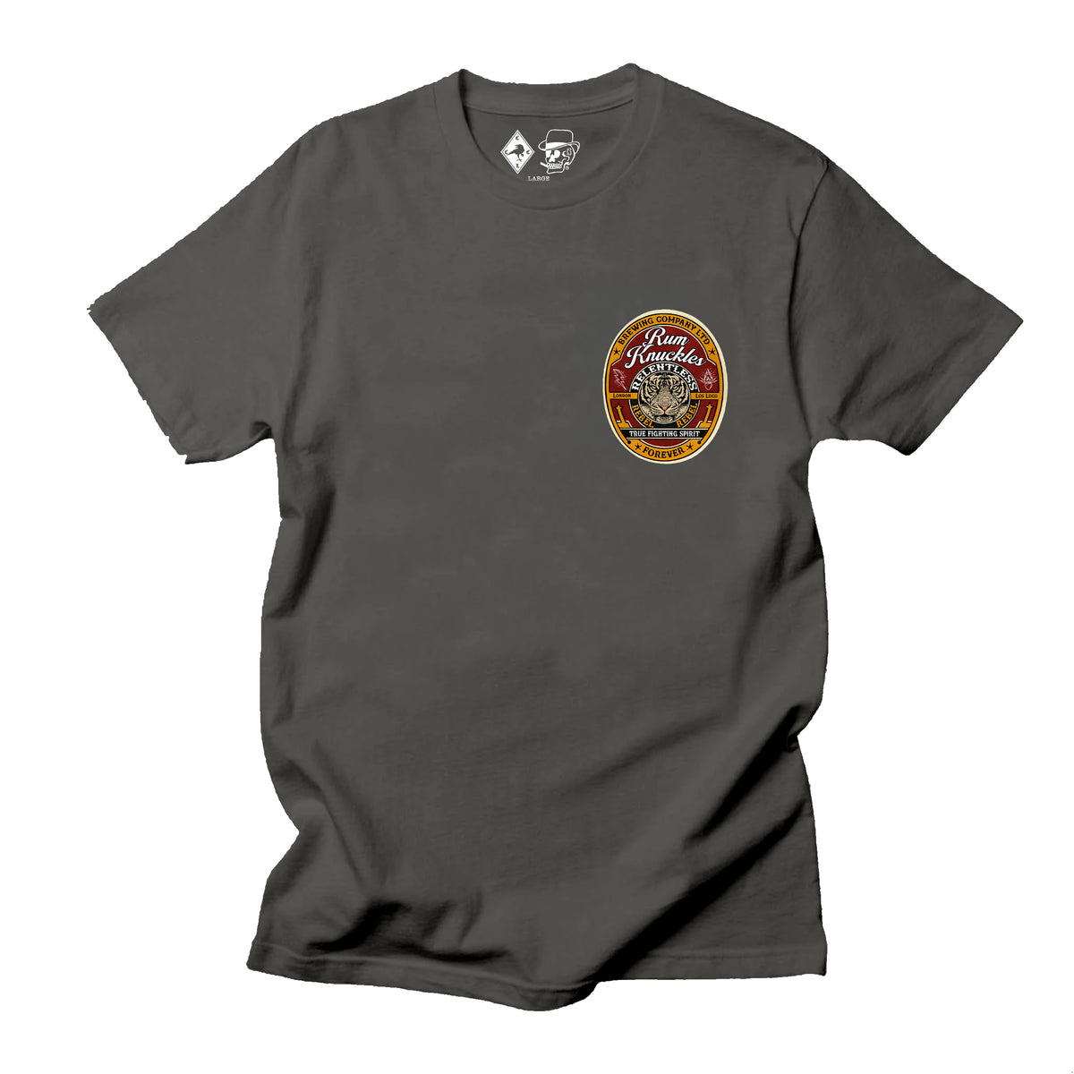 RUM KNUCKLES TRUE FIGHTING SPIRIT T-Shirt