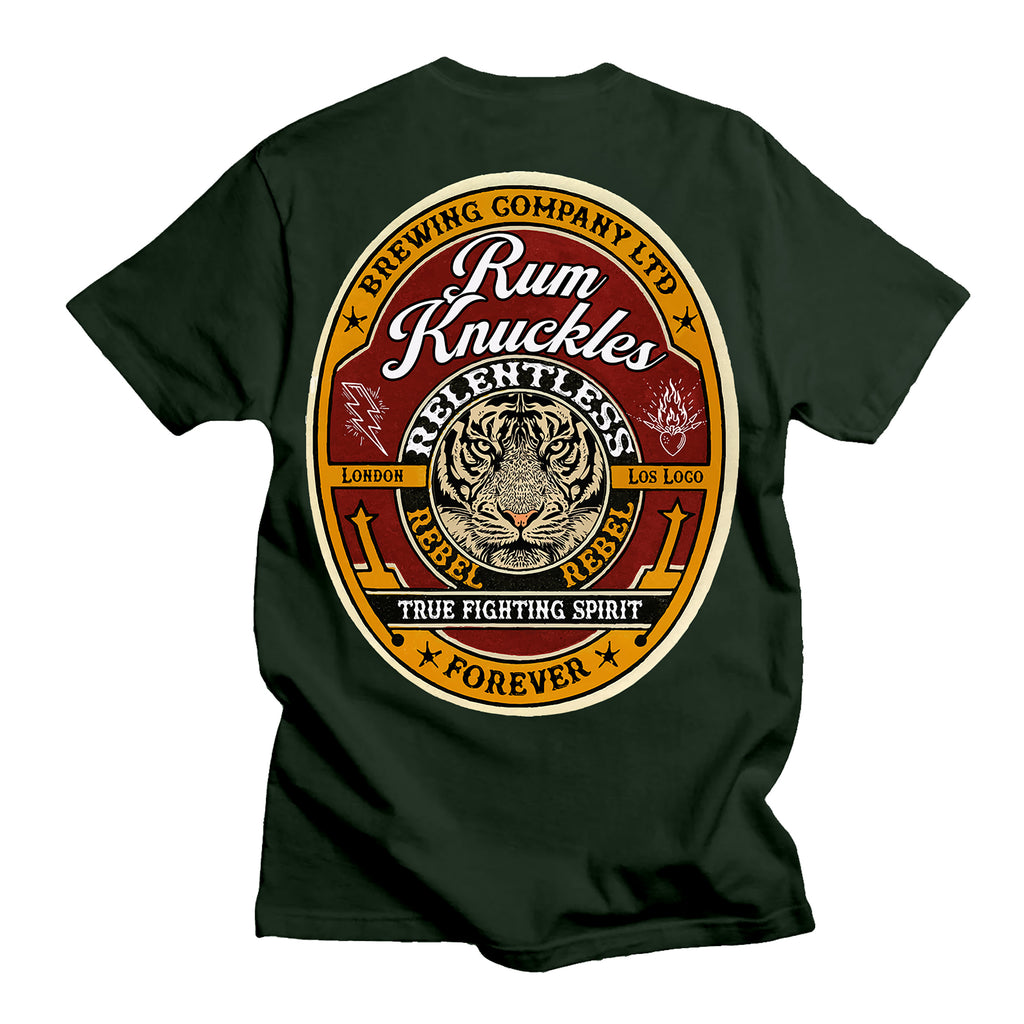 RUM KNUCKLES TRUE FIGHTING SPIRIT T-Shirt