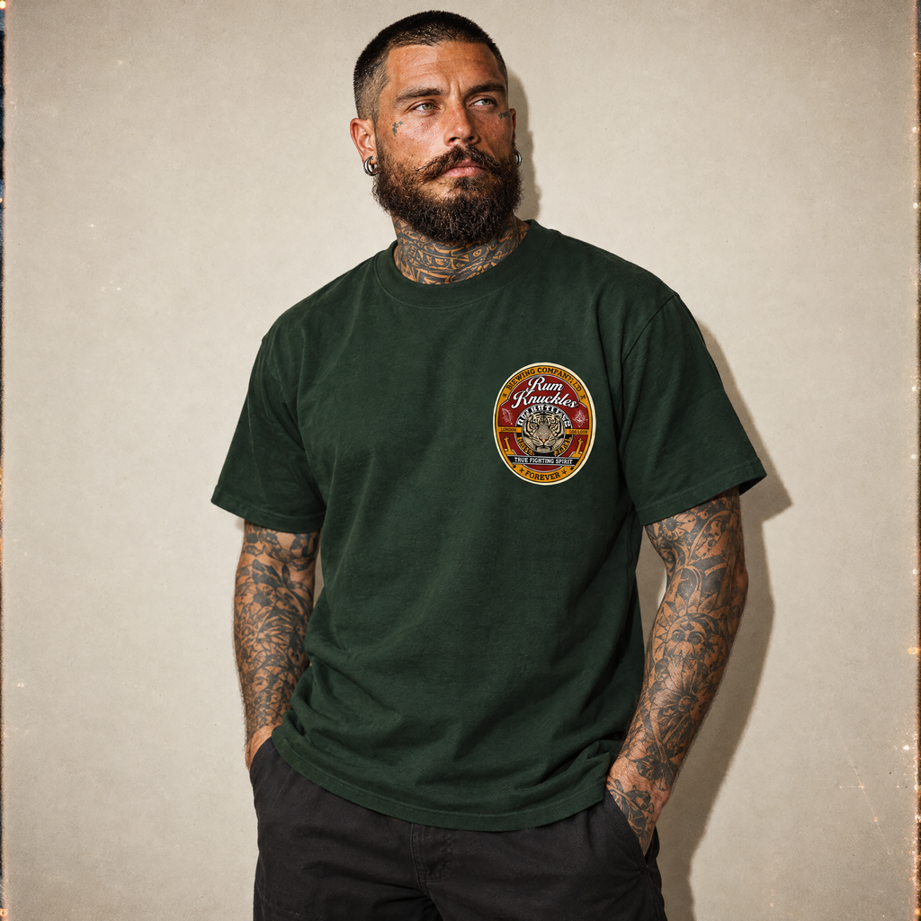 RUM KNUCKLES TRUE FIGHTING SPIRIT T-Shirt