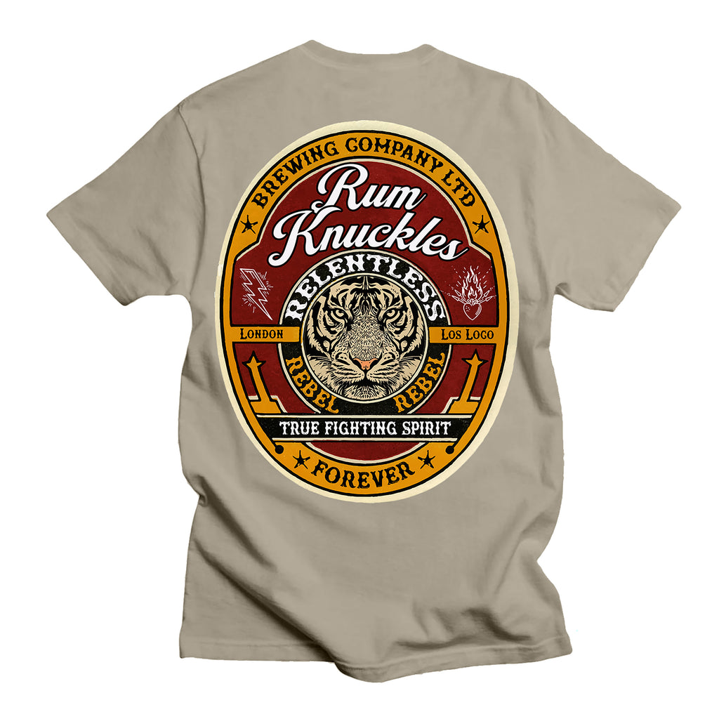 RUM KNUCKLES TRUE FIGHTING SPIRIT T-Shirt