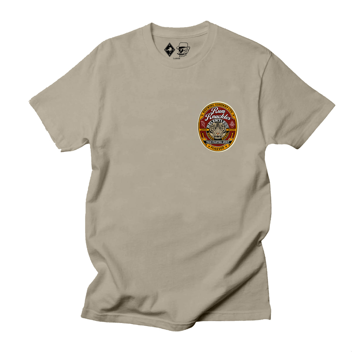 RUM KNUCKLES TRUE FIGHTING SPIRIT T-Shirt