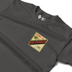 RUM KNUCKLES LIQUOR LABEL Long Sleeve Tee - Charcoal - detail