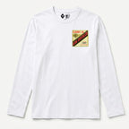 RUM KNUCKLES LIQUOR LABEL Long Sleeve Tee - White - front