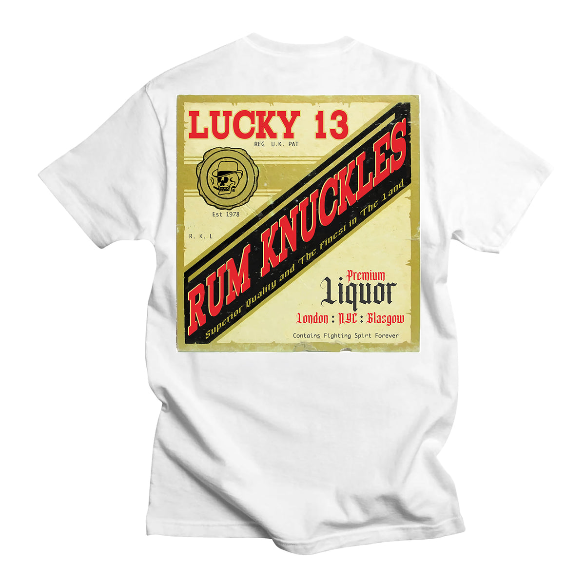 RUM KNUCKLES LIQUOR LABEL T-Shirt
