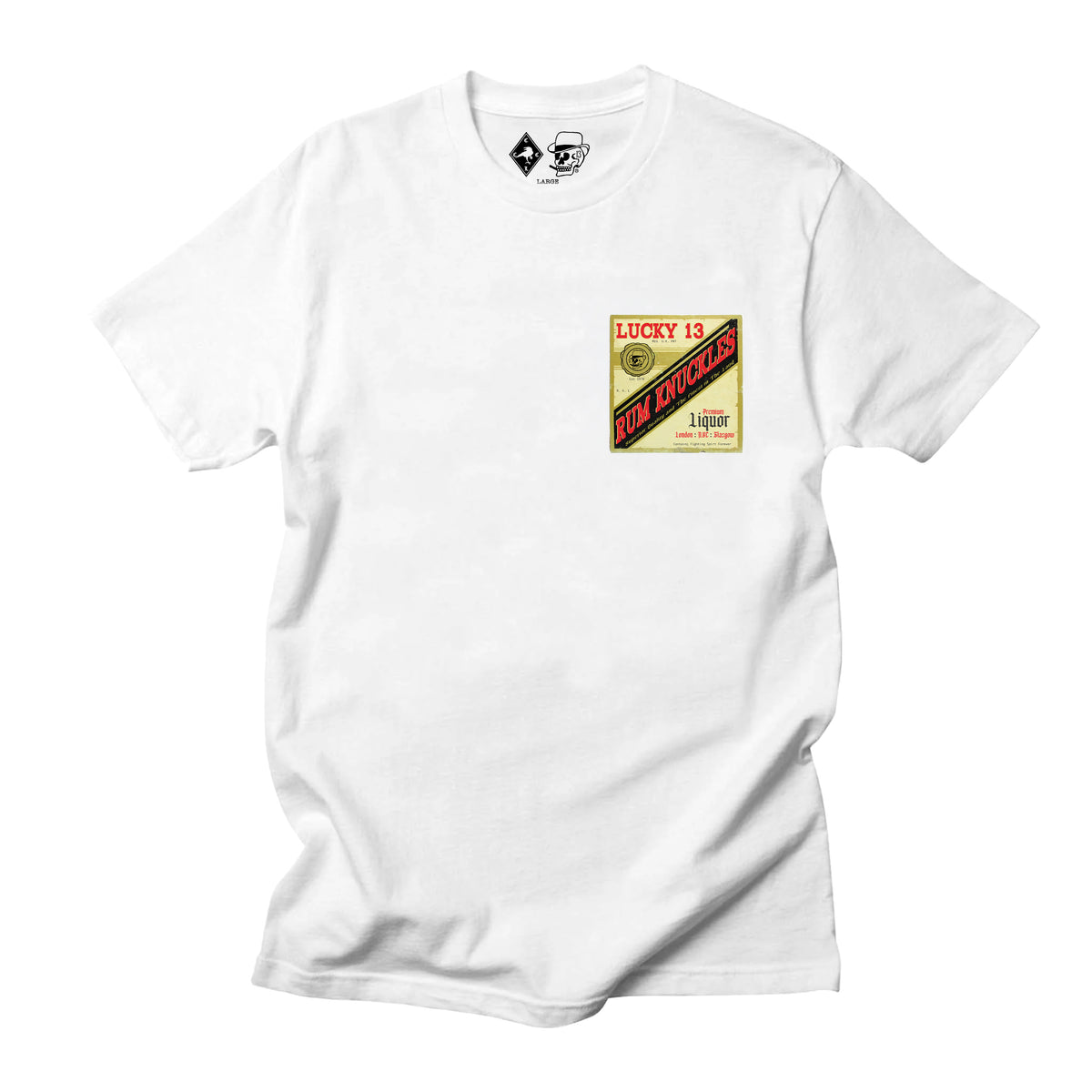 RUM KNUCKLES LIQUOR LABEL T-Shirt