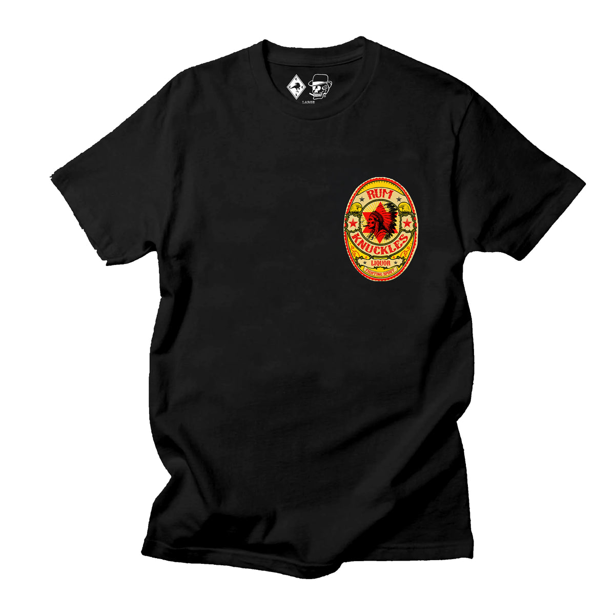 RUM KNUCKLES RK BADGE T-Shirt