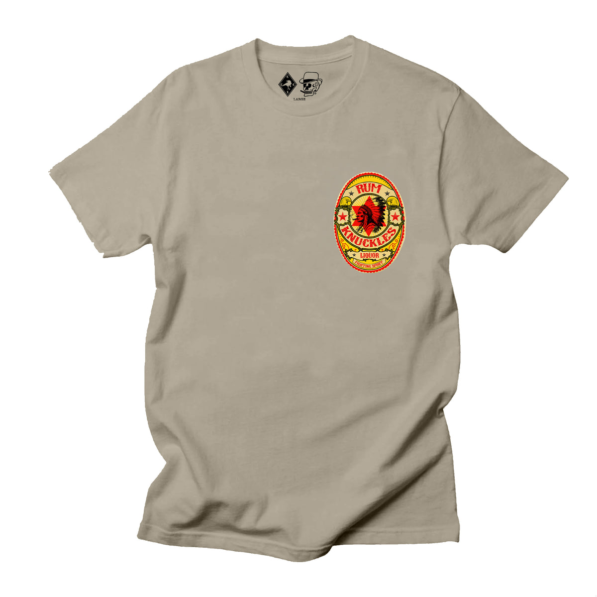 RUM KNUCKLES RK BADGE T-Shirt